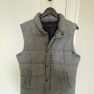Banana Republic Charcoal Quilted Vest